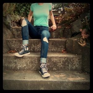 Teal light weight t-shirt